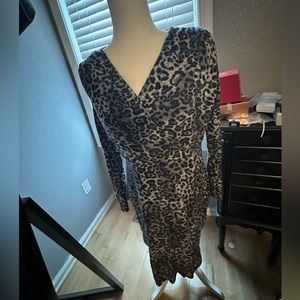 Leopard Sweater Dress